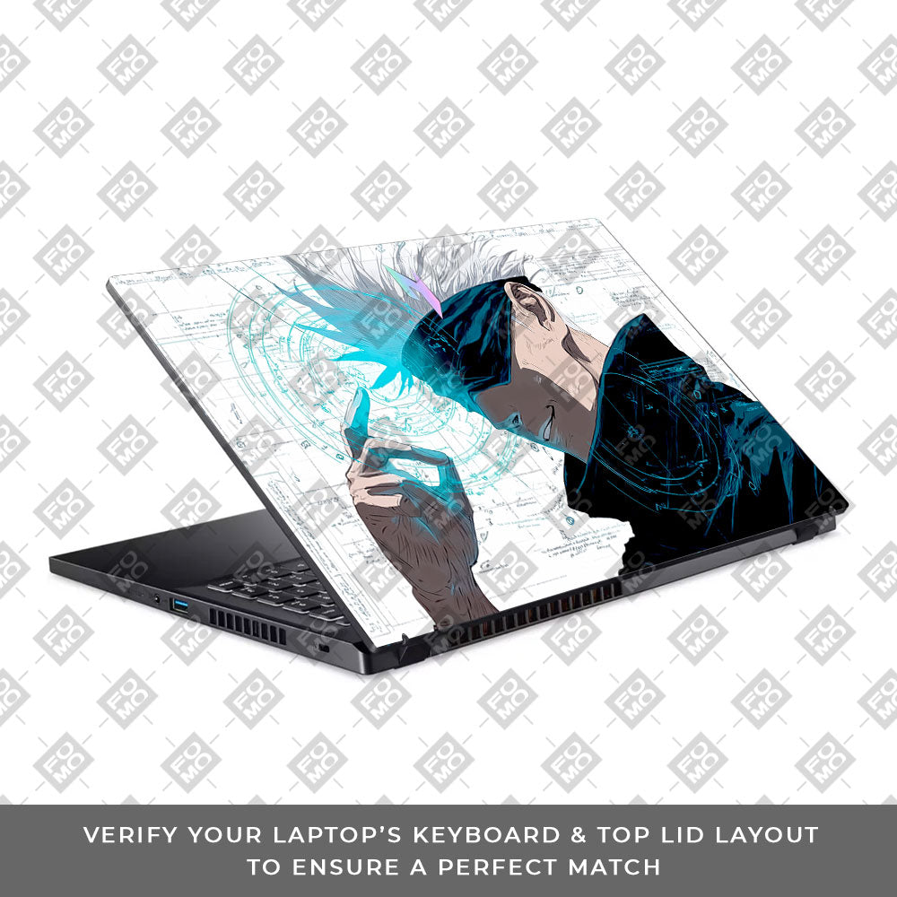 Gojo Satoru Power Acer Nitro V ANV15 51 55CA Laptop Skin
