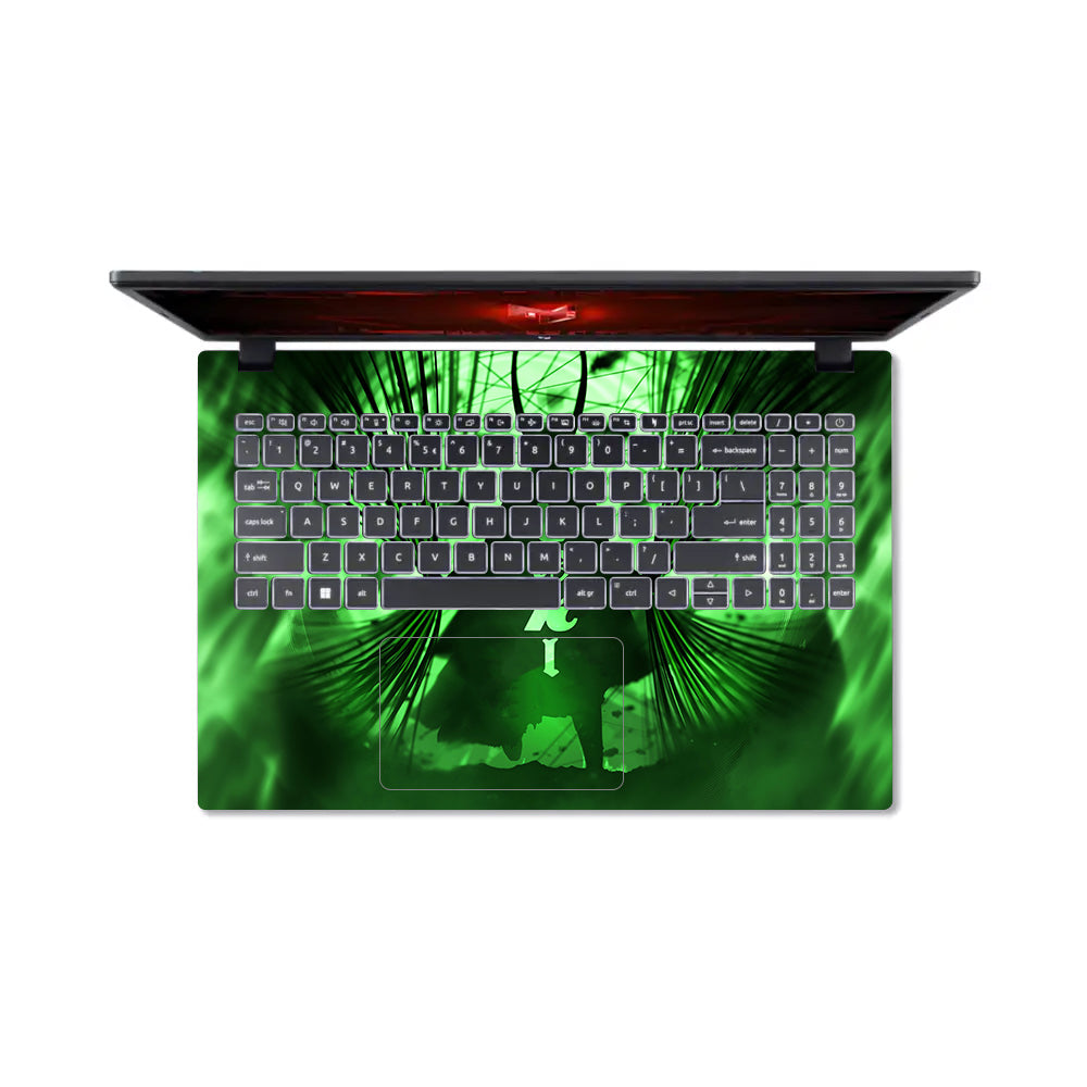 Loki's Green Aura Acer Nitro V ANV15 51 55CA Laptop Skin