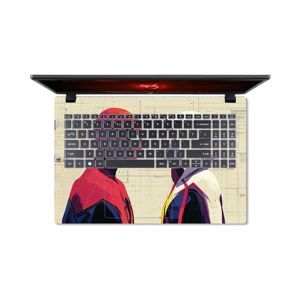 Spider Man X Spider Gwen Acer Nitro V ANV15 51 55CA Laptop Skin