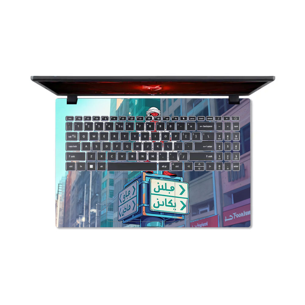Arabian Spider Man Acer Nitro V ANV15 51 55CA Laptop Skin