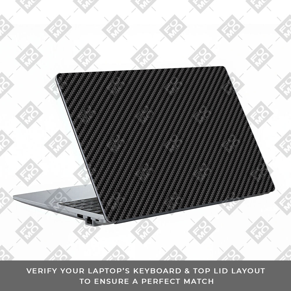 Textured Carbon Fibre Asus ExpertBook P1503 Laptop Skin