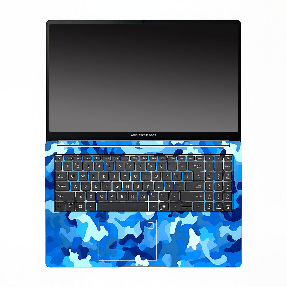 Arctic Blue Camo Pattern Asus ExpertBook P1503 Laptop Skin