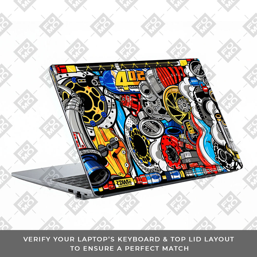 Mechanical Chaos Asus ExpertBook P1503 Laptop Skin