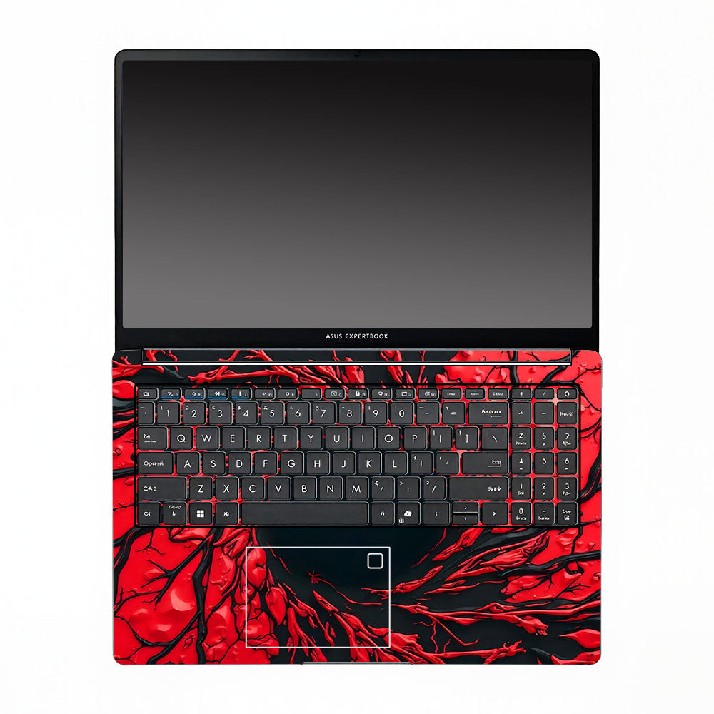Spiderman Web Red Asus ExpertBook P1503 Laptop Skin