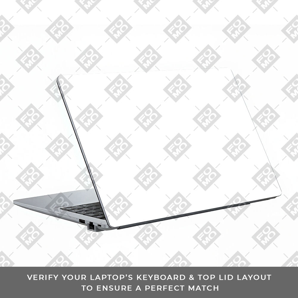 Textured White Asus ExpertBook P1503 Laptop Skin