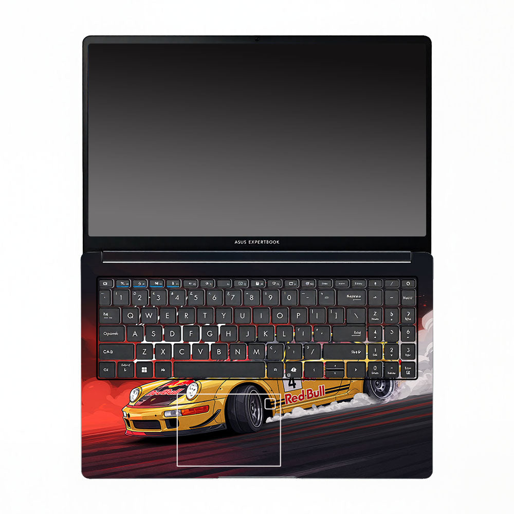 Porsche 911 Red Bull Classic Racer Asus ExpertBook P1503 3D Laptop Skin