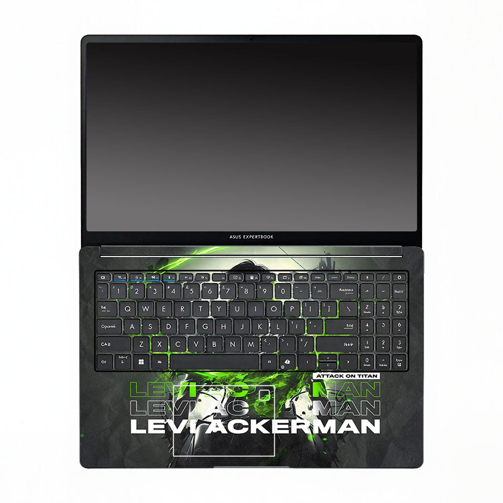 Neon Anime Swordsman Asus ExpertBook P1503 Laptop Skin