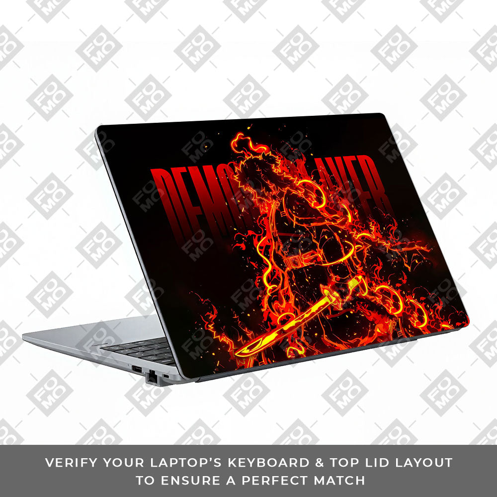 Rengoku Blazing Inferno Asus ExpertBook P1503 Laptop Skin