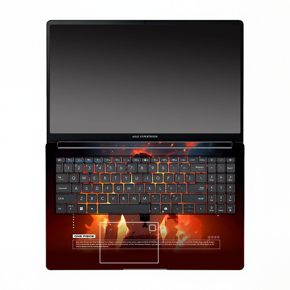 Fire Fist Ace Asus ExpertBook P1503 Laptop Skin