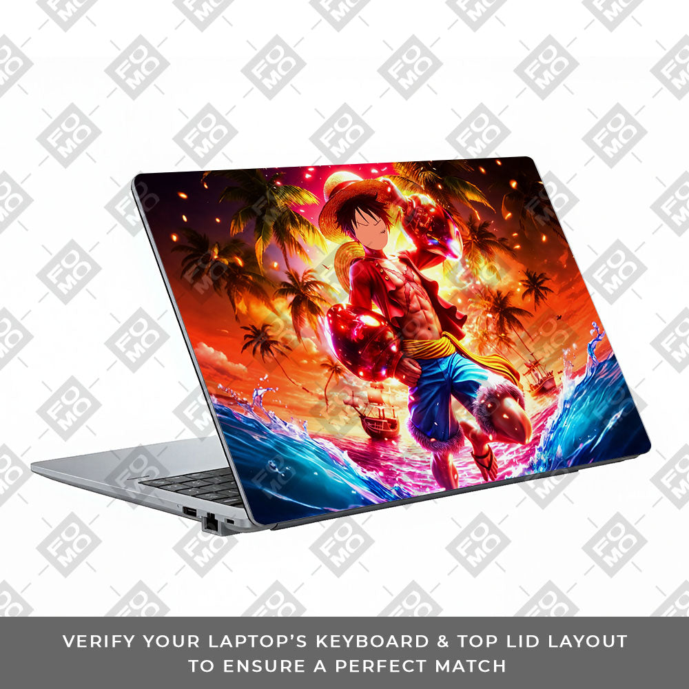 Luffy's Radiant Will Asus ExpertBook P1503 Laptop Skin