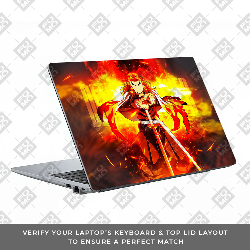 Flame Hashira Rengoku Asus ExpertBook P1503 Laptop Skin