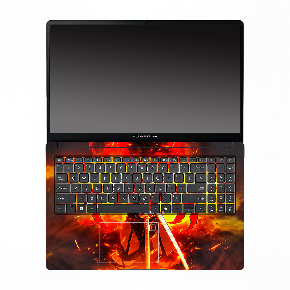 Flame Hashira Rengoku Asus ExpertBook P1503 Laptop Skin