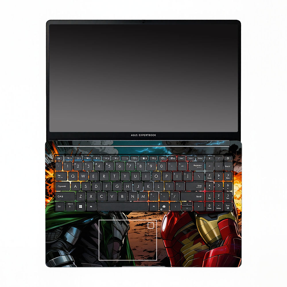 Iron Man vs Doom Asus ExpertBook P1503 3D Laptop Skin