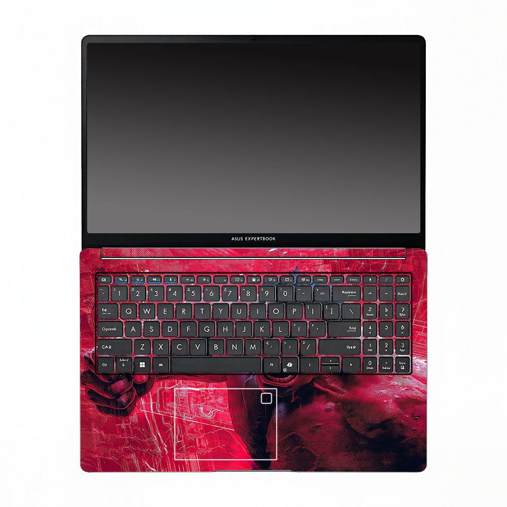 Gamma Rage Red Hulk Asus ExpertBook P1503 Laptop Skin