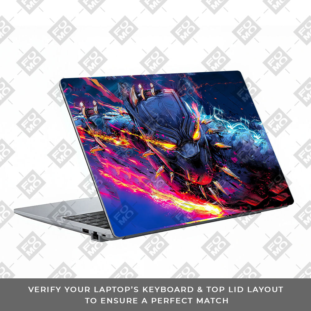 Vibranium Fury Wakandan Charge Asus ExpertBook P1503 Laptop Skin