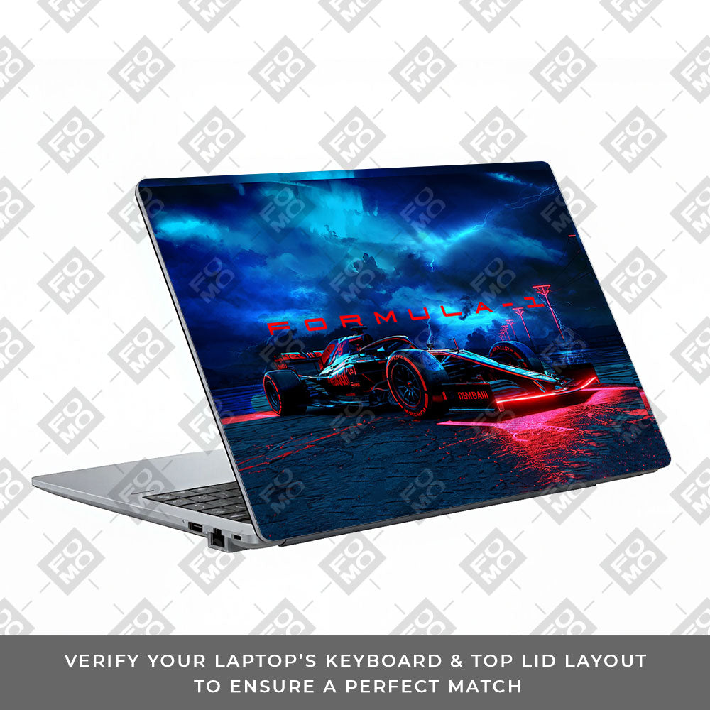 Fututristic Formula 1 Asus ExpertBook P1503 Laptop Skin