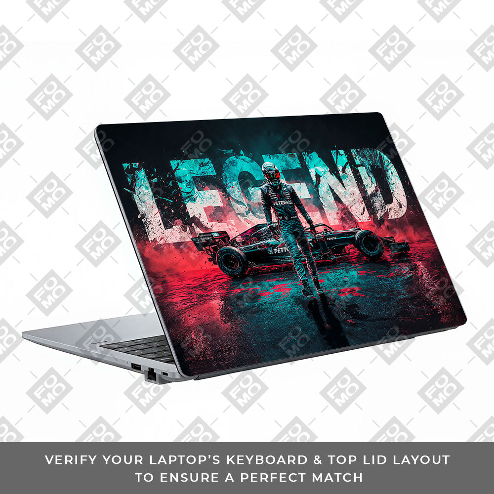 F1 Legend Racer Asus ExpertBook P1503 Laptop Skin