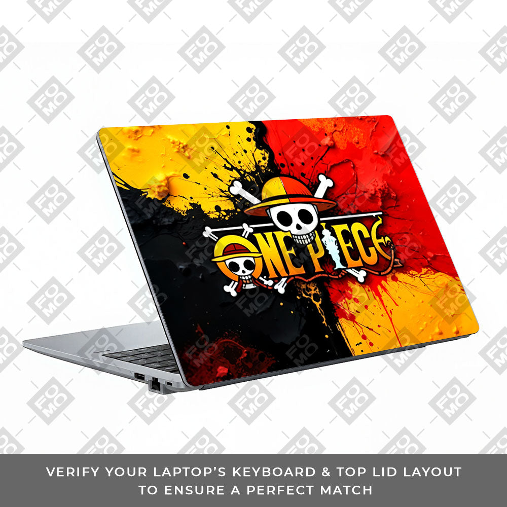 One Piece Paint Splash Asus ExpertBook P1503 Laptop Skin