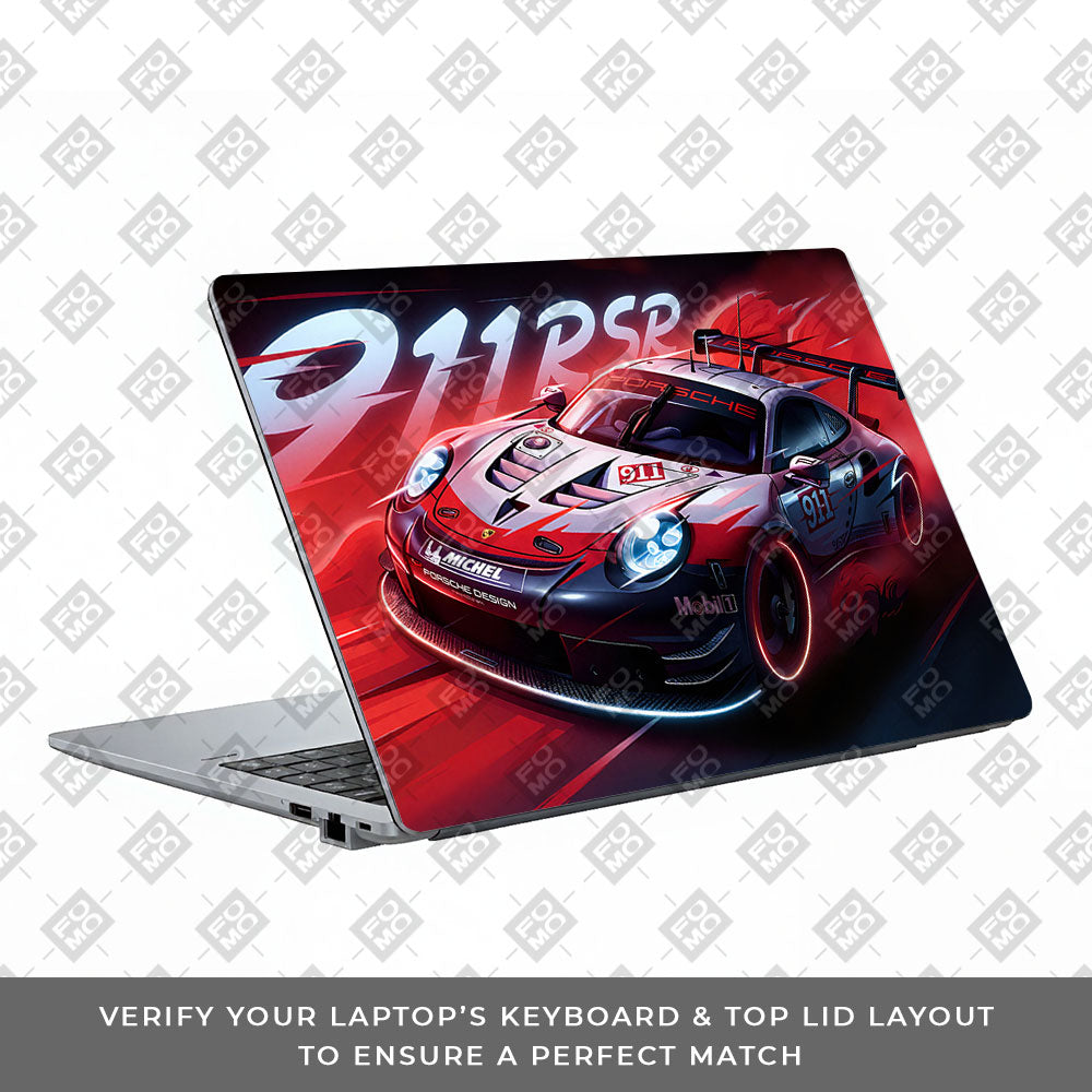 Porsche 911 RSR Asus ExpertBook P1503 Laptop Skin