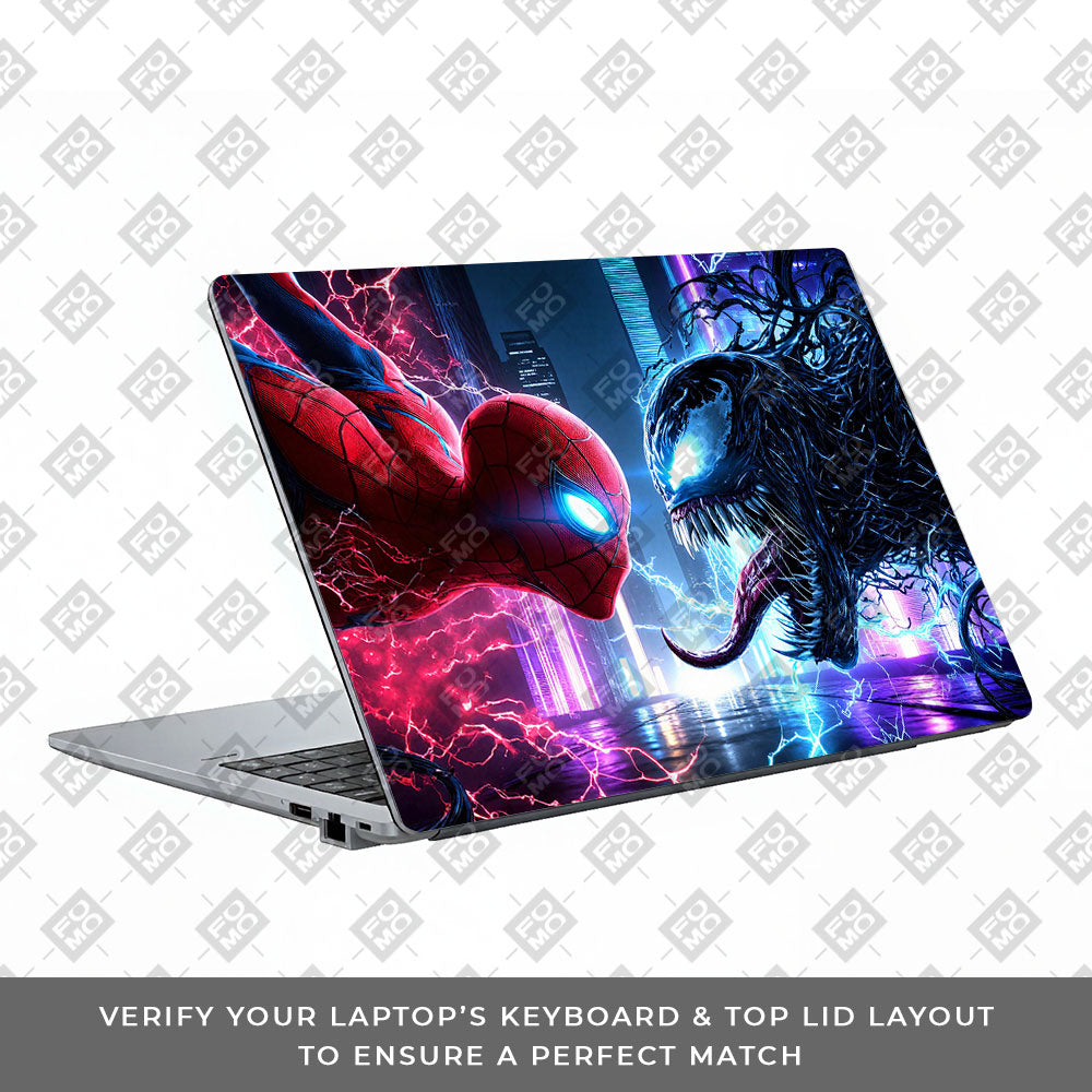 Spiderman vs Venom Showdown Asus ExpertBook P1503 Laptop Skin
