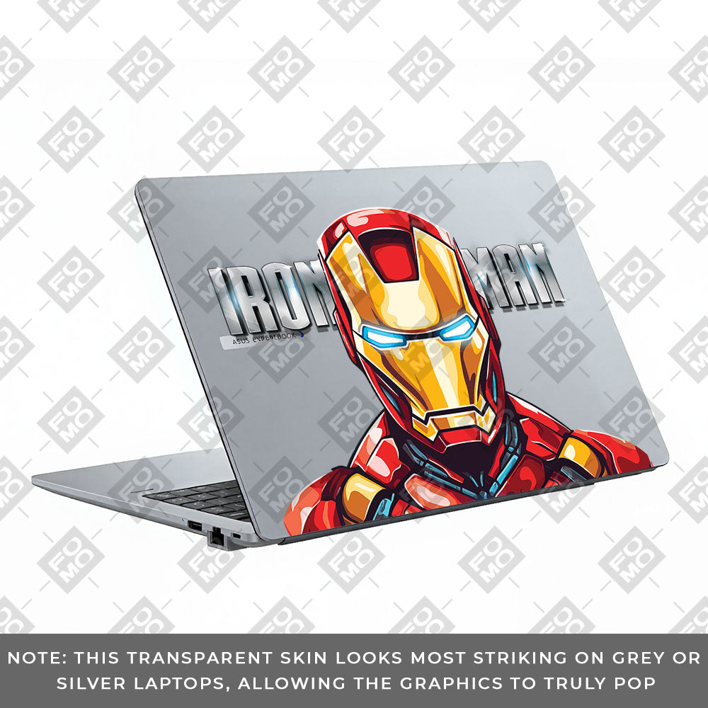 Transparent Arc Reactor Asus ExpertBook P1503 Laptop Skin