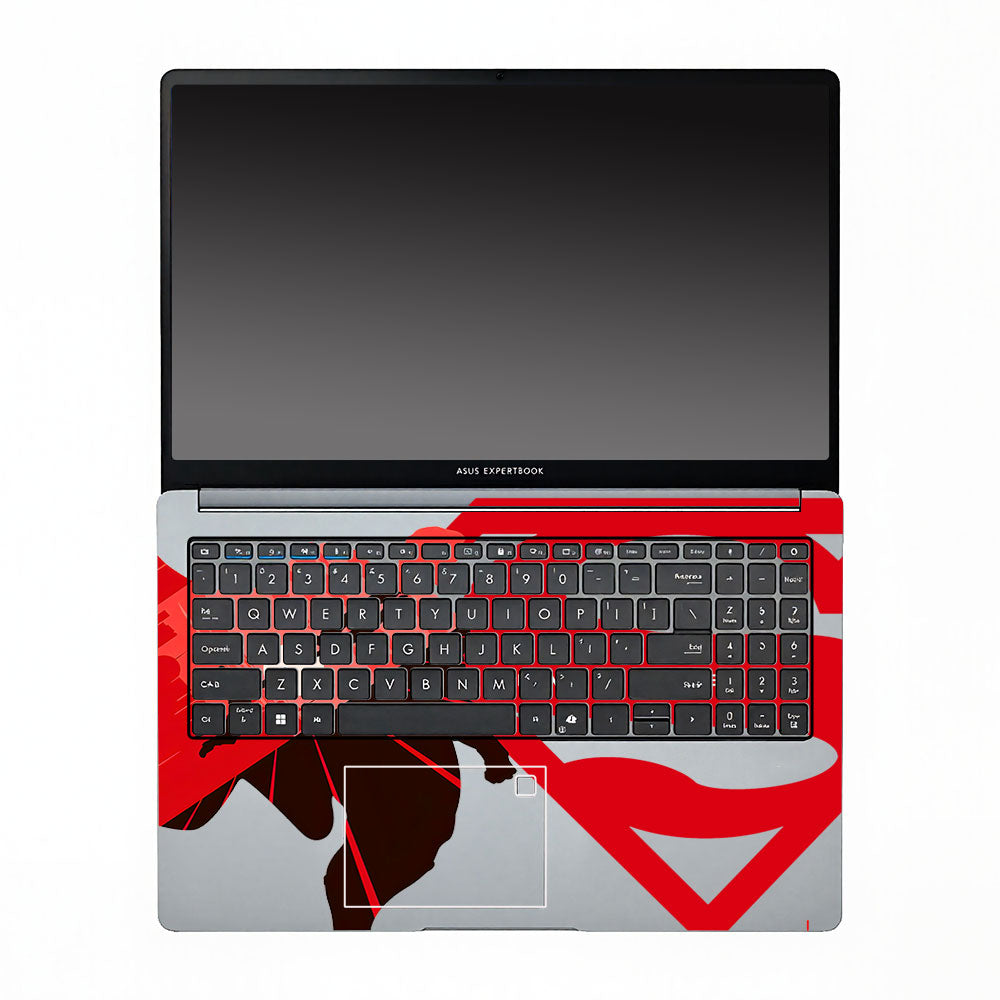Transparent Man of Steel Asus ExpertBook P1503 Laptop Skin