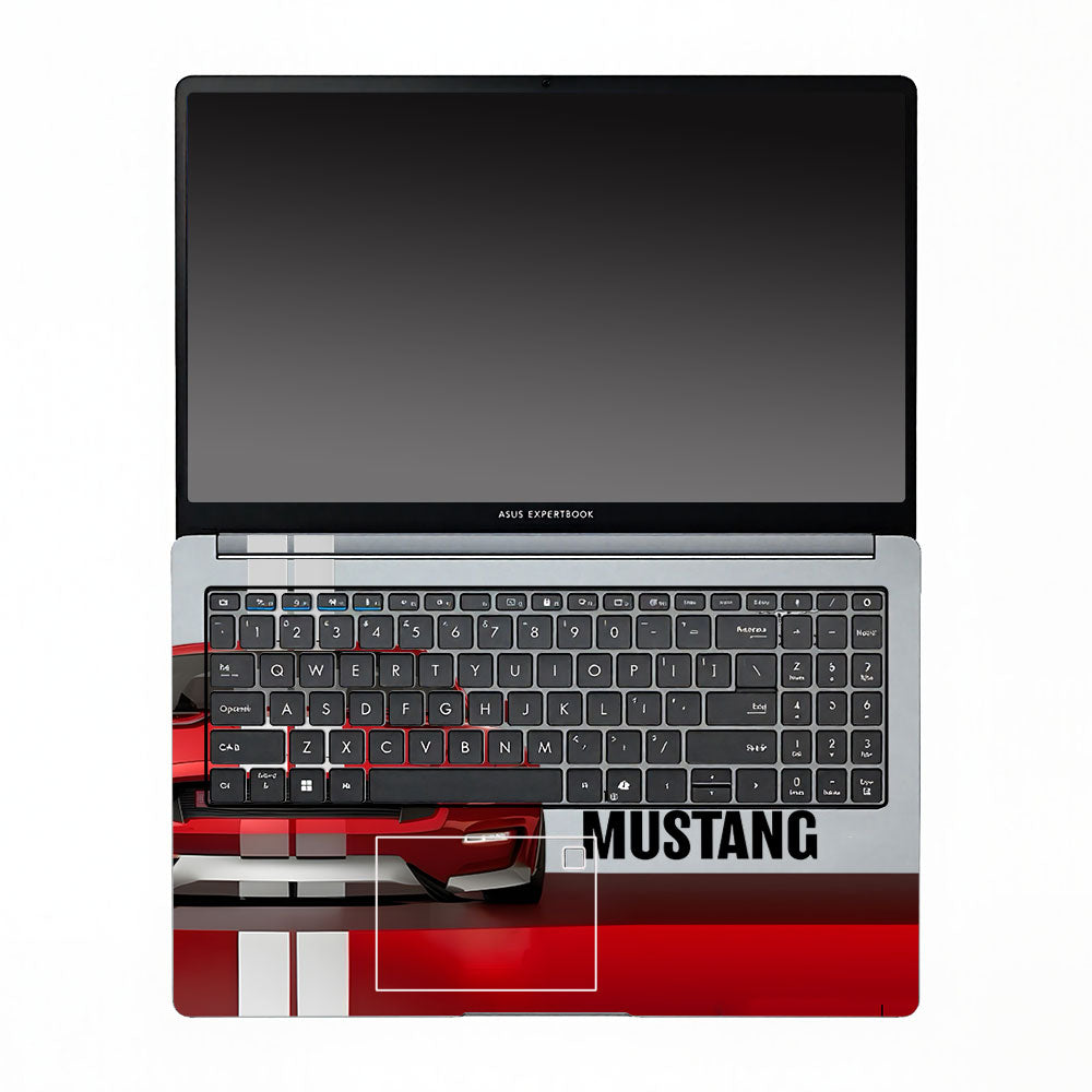 Transparent Mustang Power Asus ExpertBook P1503 Laptop Skin