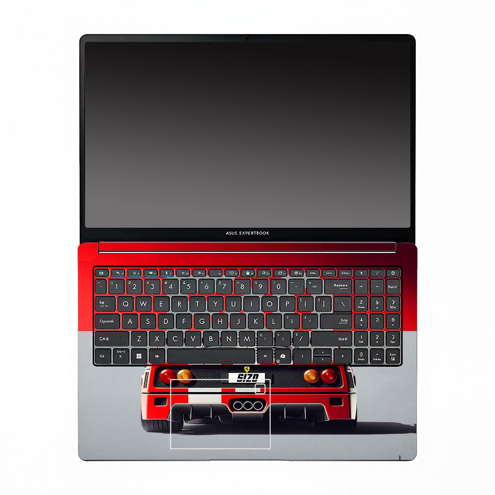 Transparent Ferrari F40 Asus ExpertBook P1503 Laptop Skin