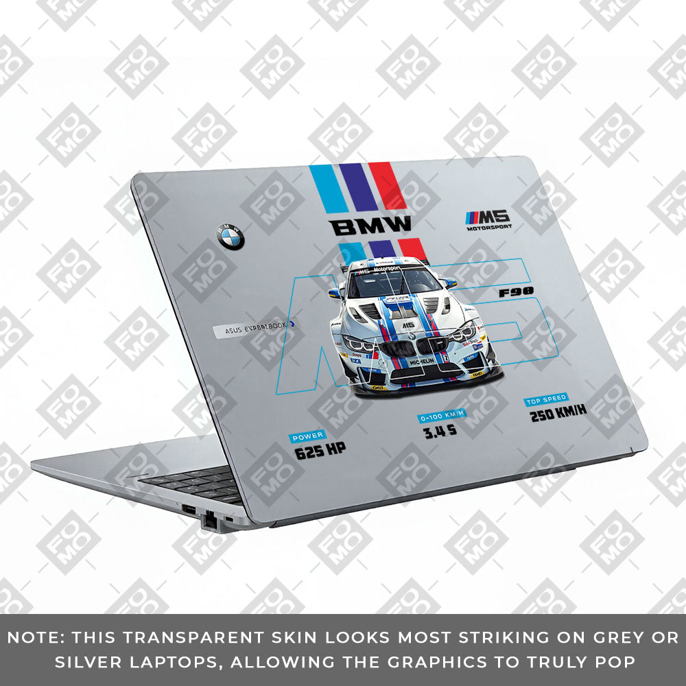 Transparent BMW M5 Asus ExpertBook P1503 Laptop Skin