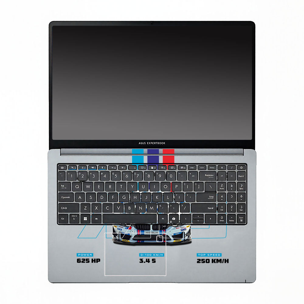 Transparent BMW M5 Asus ExpertBook P1503 Laptop Skin