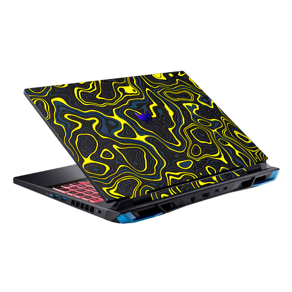 Neon Lava Contours Acer Predator Helios Neo 16 N22Q22 Laptop Skin