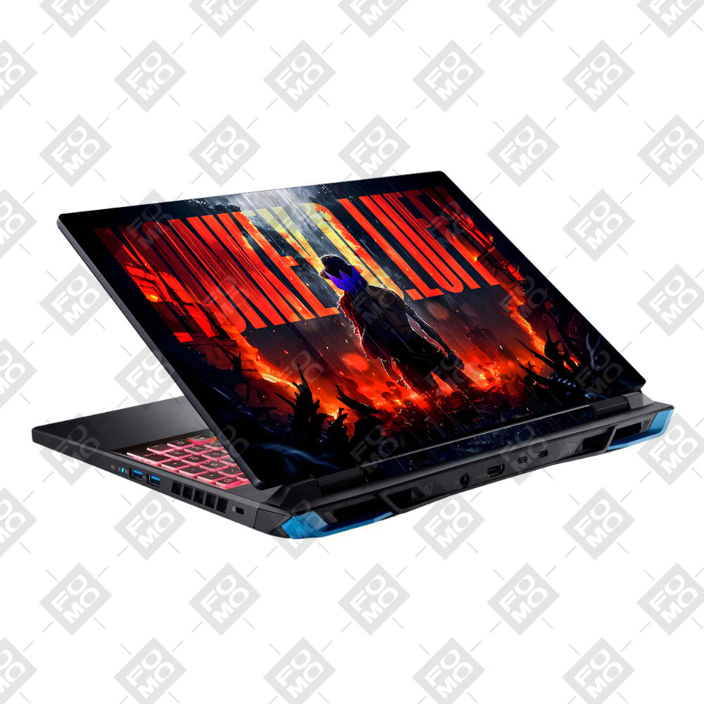 Monkey D. Luffy Blazing Red Acer Predator Helios Neo 16 N22Q22 Laptop Skin