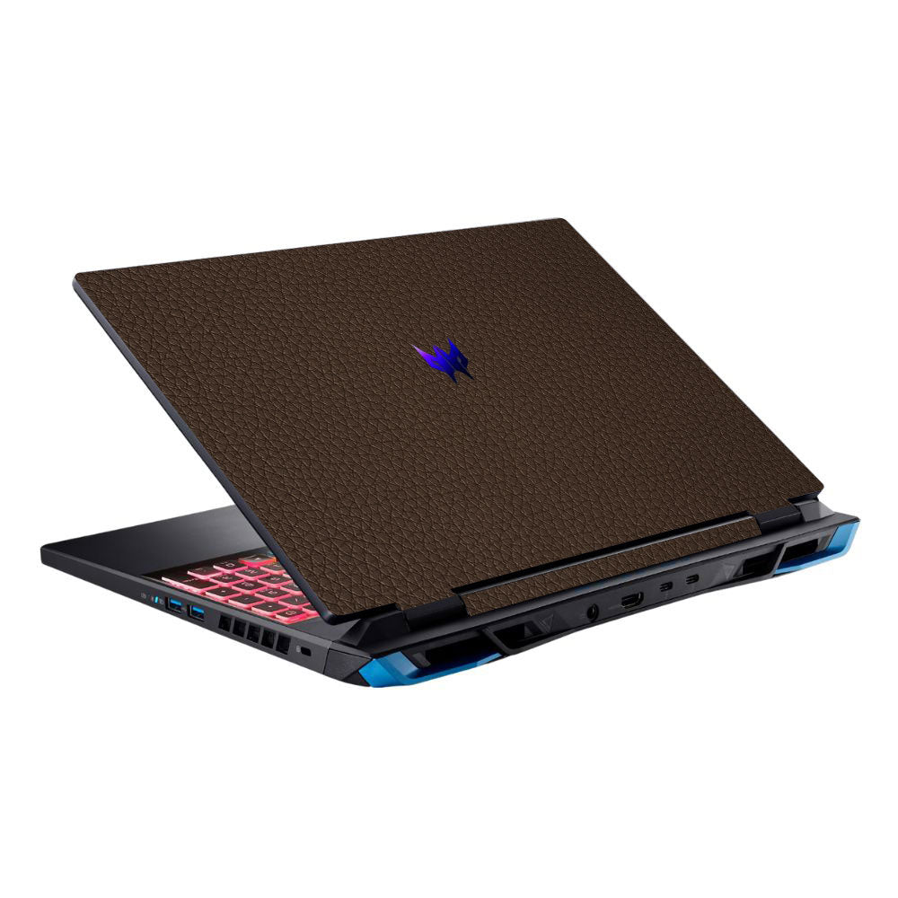 Textured Brown Leather Acer Predator Helios Neo 16 N22Q22 Laptop Skin