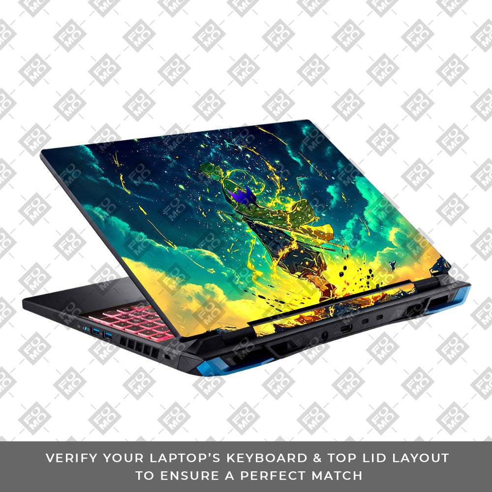 Zenitsu Thunder God Acer Predator Helios Neo 16 N22Q22 Laptop Skin