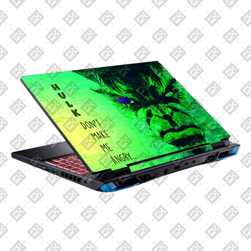 Hulk Don't Make Me Angry Acer Predator Helios Neo 16 N22Q22 Laptop Skin