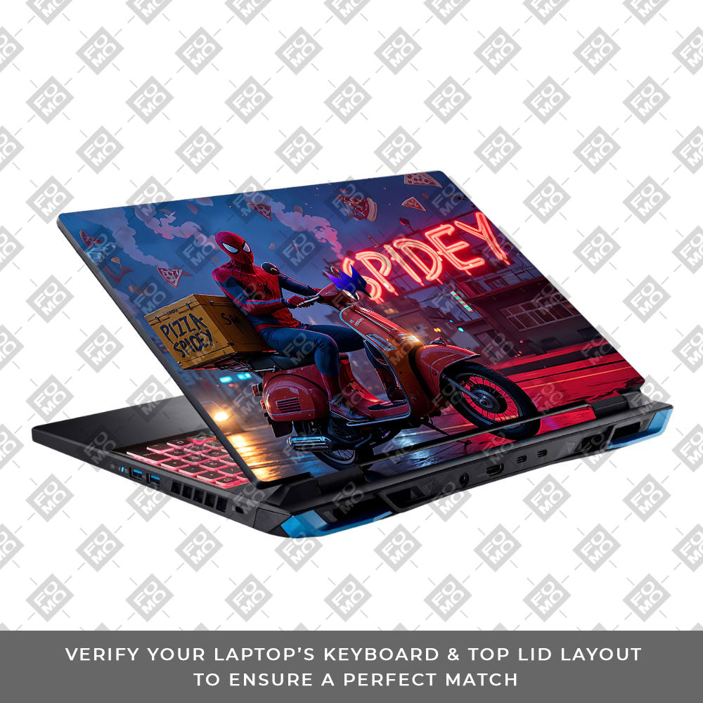 Pizza Spidey Acer Predator Helios Neo 16 N22Q22B Laptop Skin