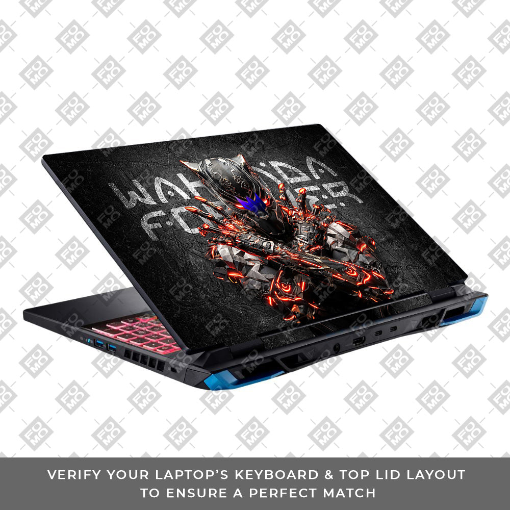 Black Panther Glowing Fury Acer Predator Helios Neo 16 N22Q22B Laptop Skin