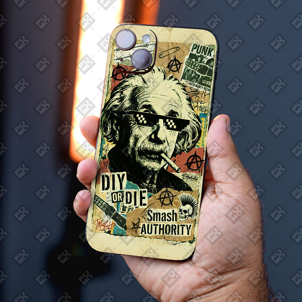 Einstein Punk Mobile Skin