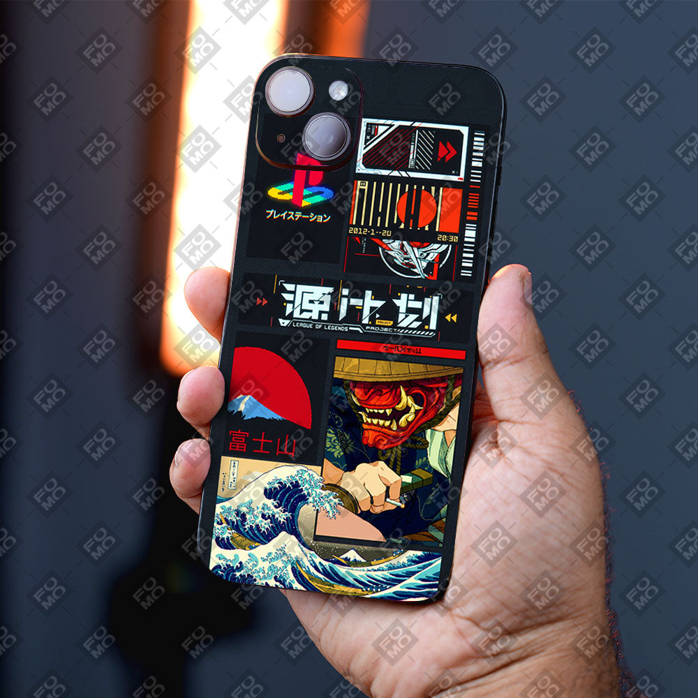 PlayStation Retro Mobile Skin