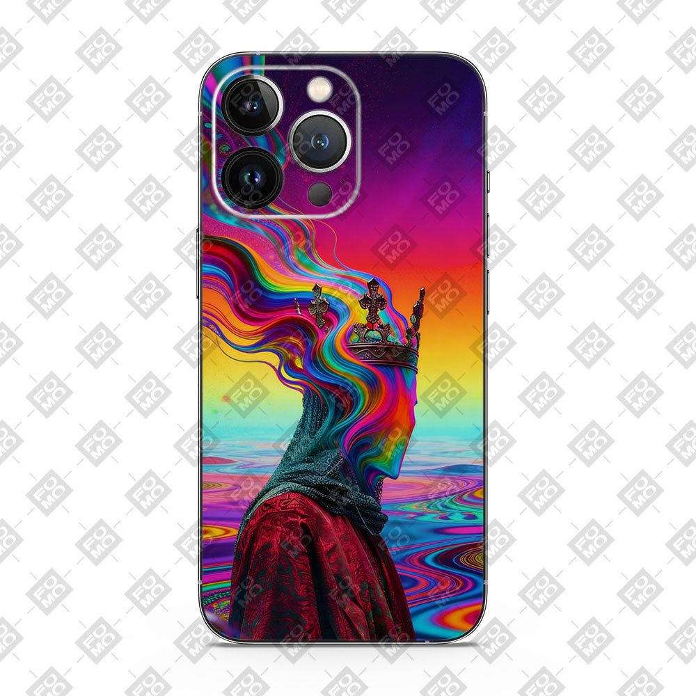 Psychedelic Crown Mobile Skin
