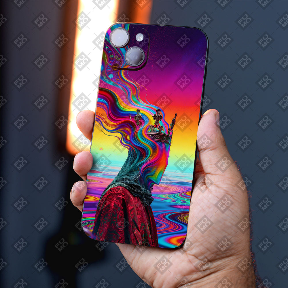 Psychedelic Crown Mobile Skin