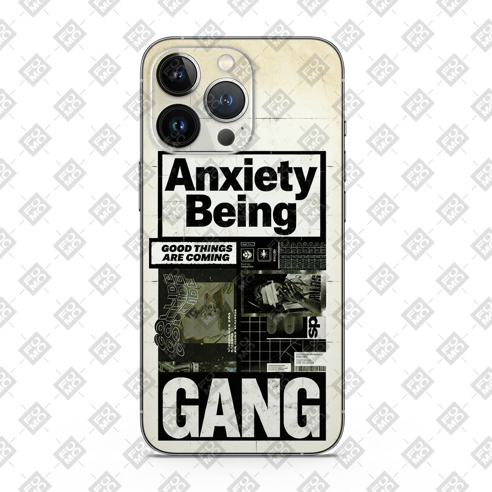Anxiety Art 3D Mobile Skin
