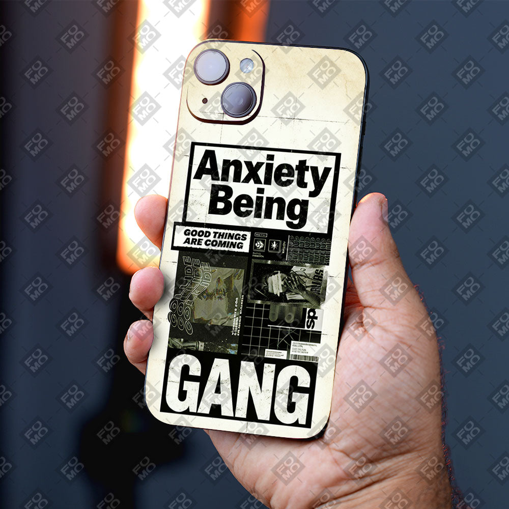 Anxiety Art Mobile Skin