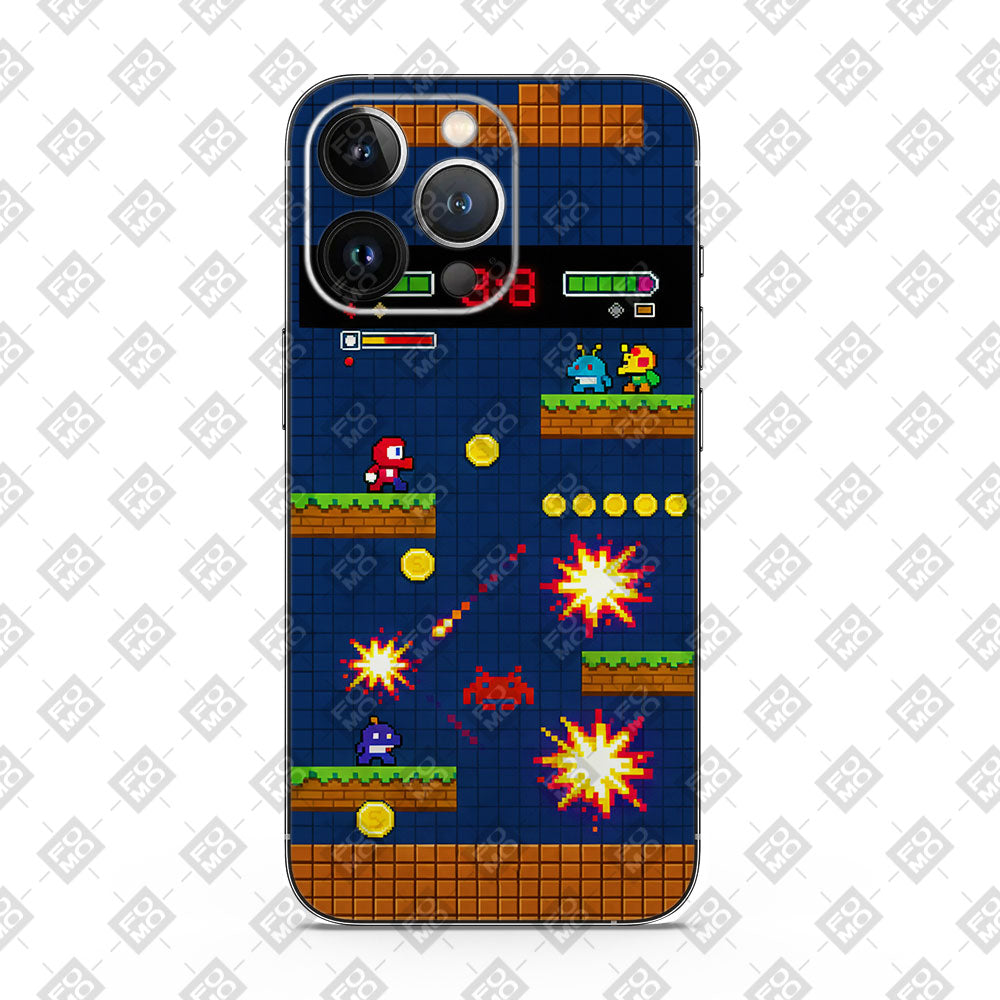 Pixelated Retro Arcade Mobile Skin