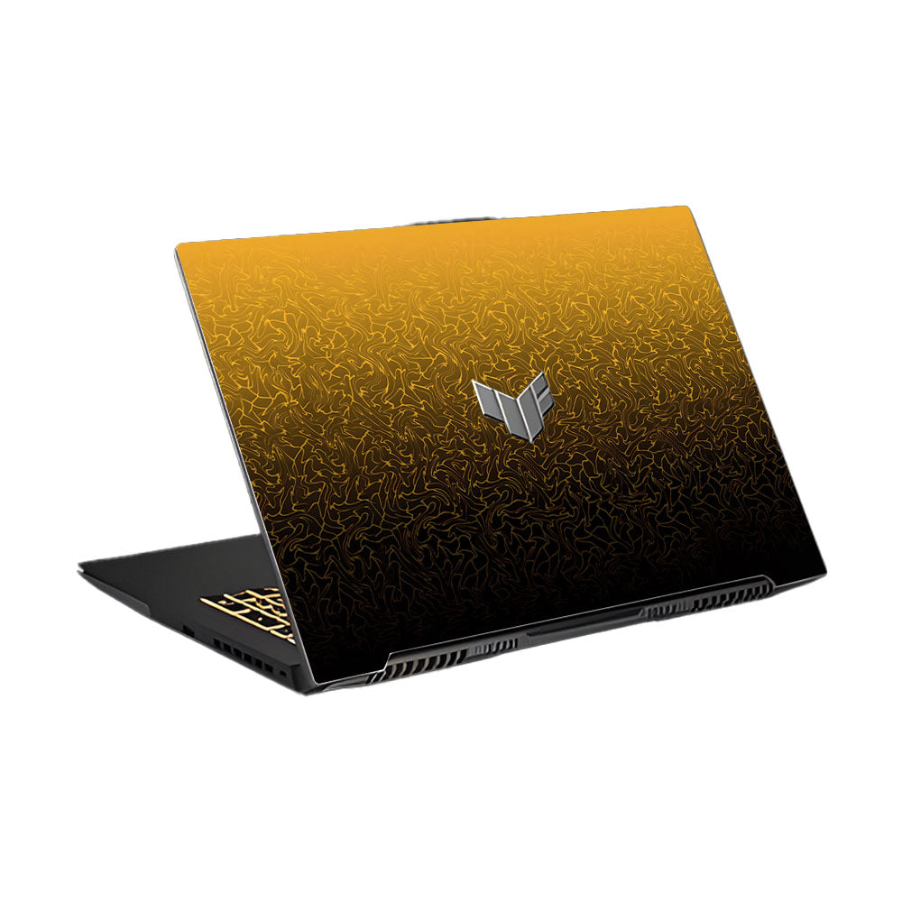 Orange to Black Gradient Asus TUF Gaming F17 FX707Z Laptop Skin