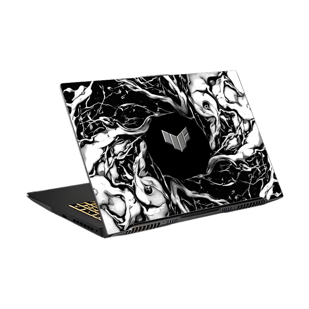 Spiderman Web Black Asus TUF Gaming F17 FX707Z Laptop Skin