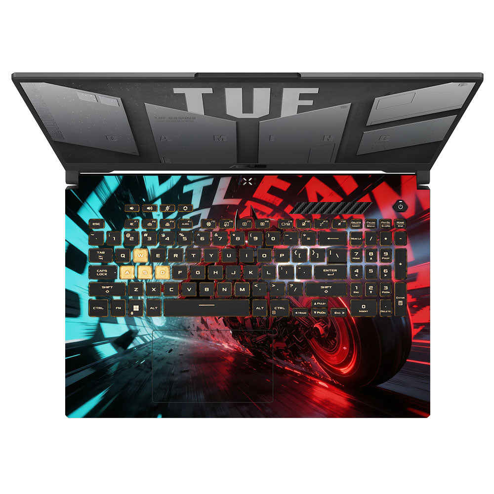 Dark Knight Overdrive Asus TUF Gaming F17 FX707Z Laptop Skin