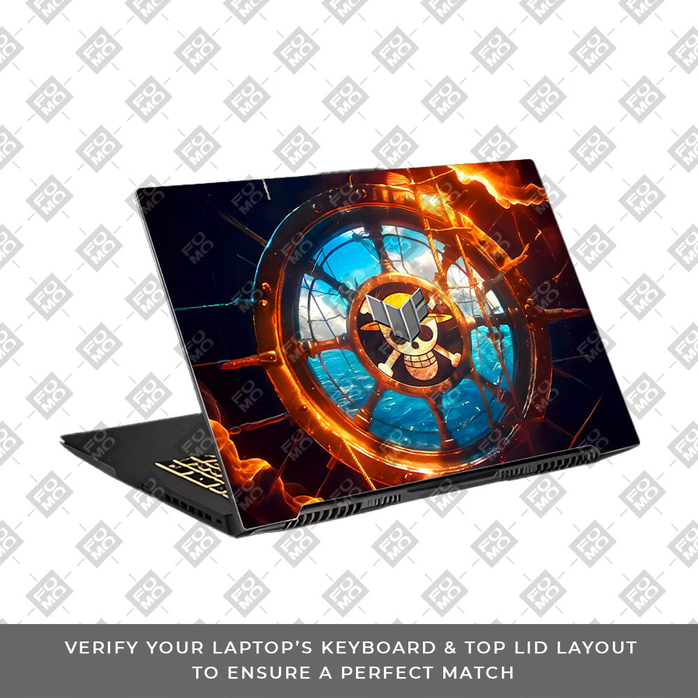 Straw Hat Pirates Emblem Asus TUF Gaming F17 FX707Z Laptop Skin