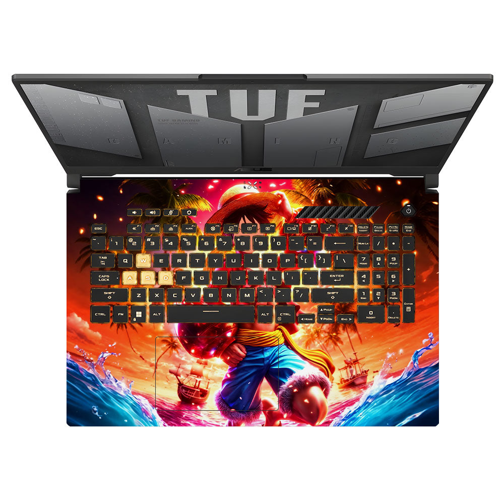 Luffy's Radiant Will Asus TUF Gaming F17 FX707Z Laptop Skin
