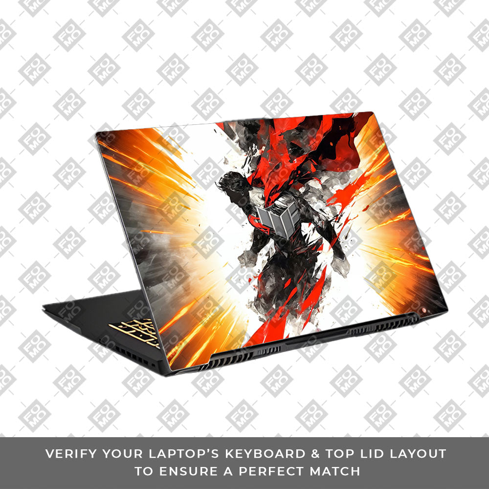 Superman Ascension Asus TUF Gaming F17 FX707Z Laptop Skin